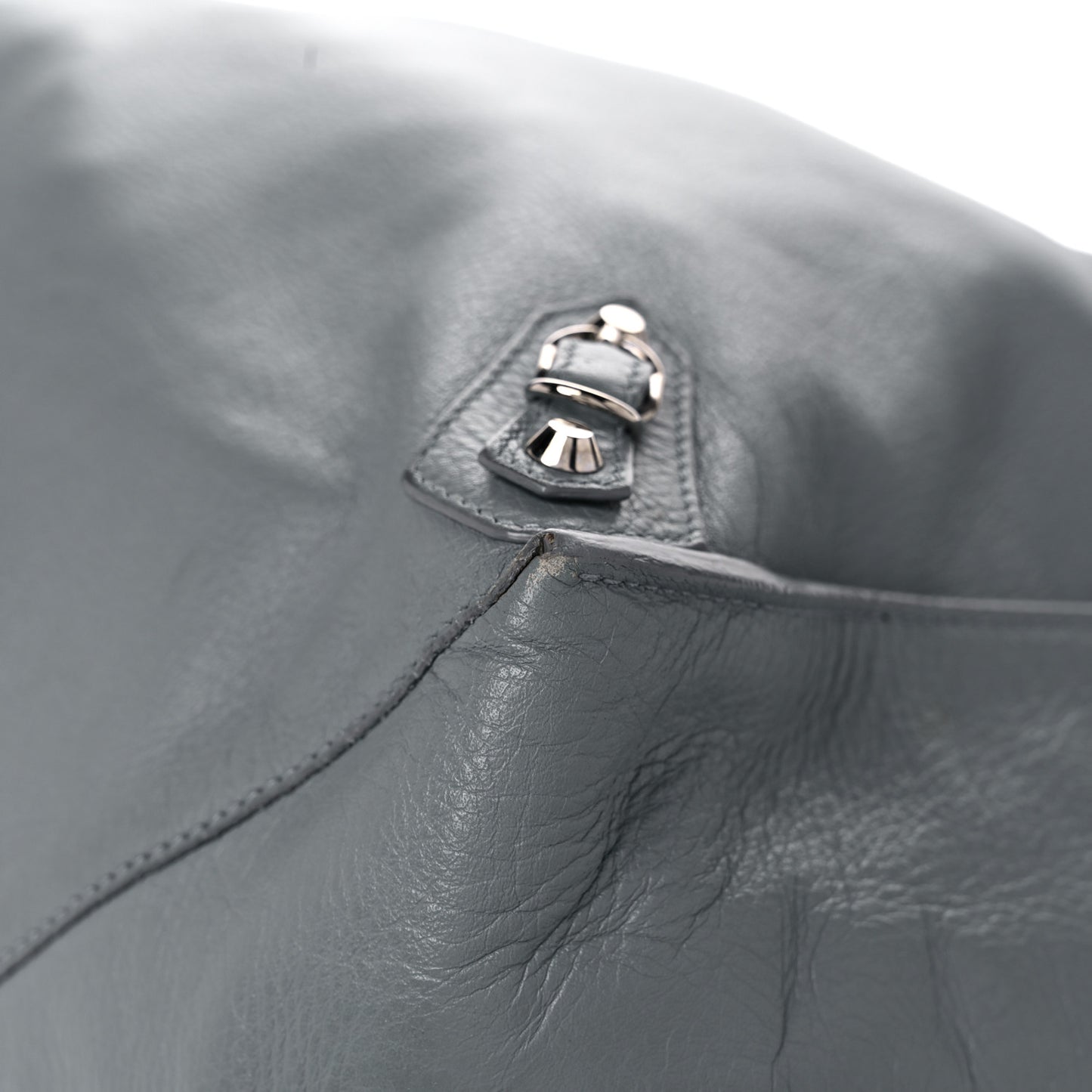 Veau Papier A4 Zip Around Tote Grey