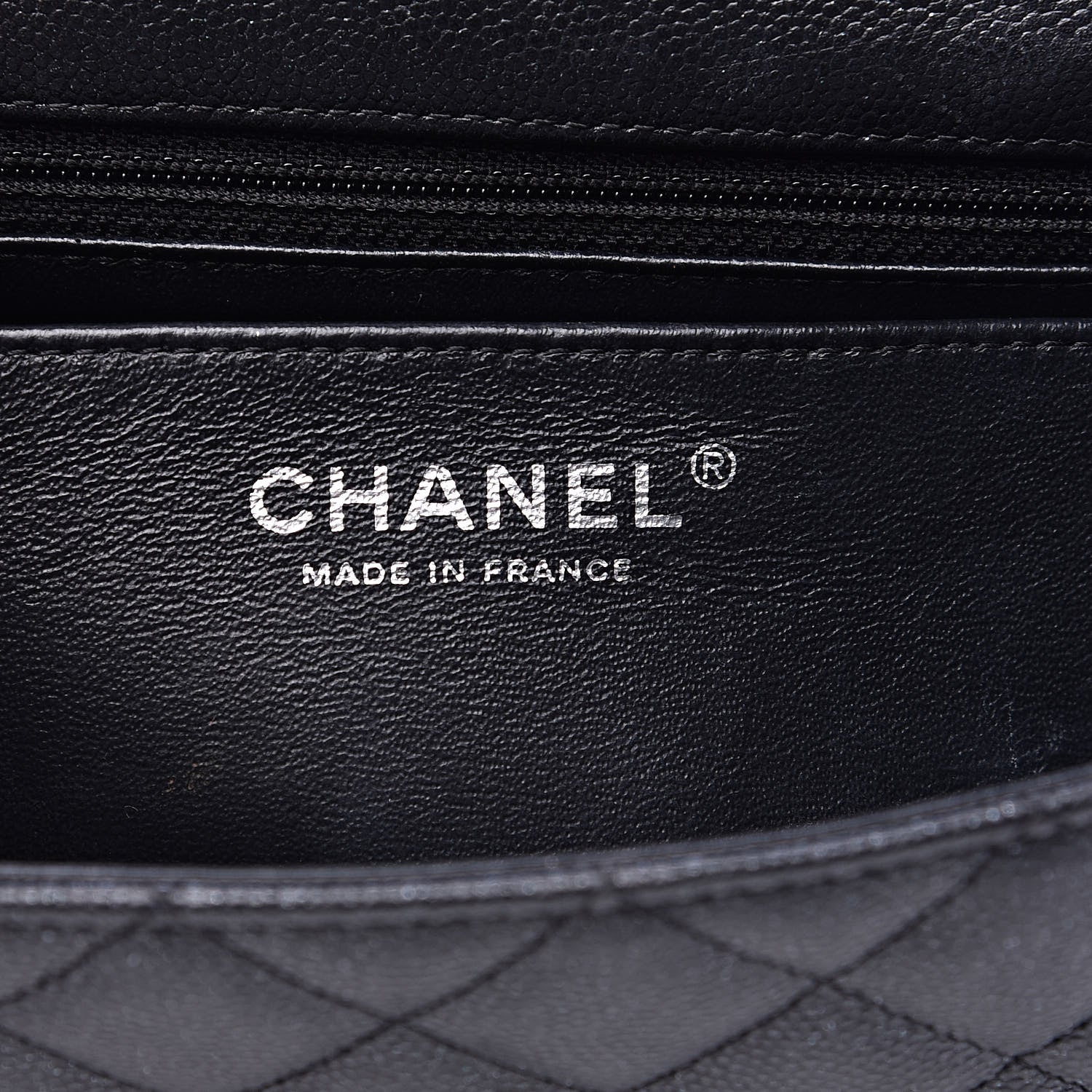 Chanel Iridescent Caviar Quilted Mini Rectangular Flap Black 6 of 14