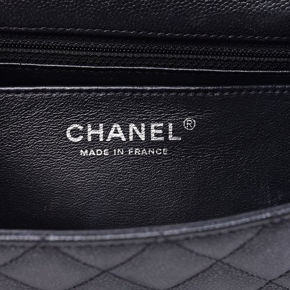 Chanel Iridescent Caviar Quilted Mini Rectangular Flap Black 6 of 14