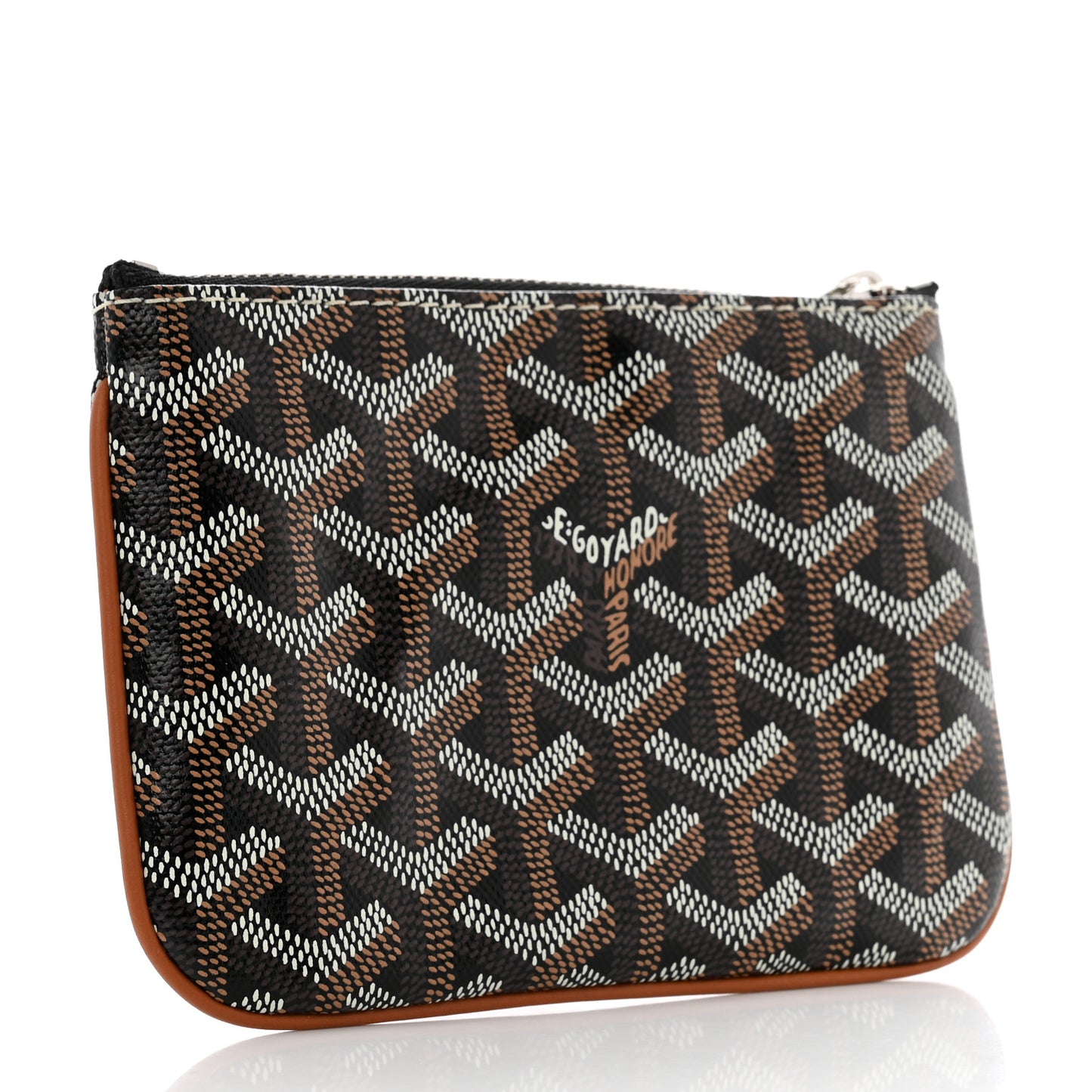 Goyardine Mini Senat Pochette Black Gold