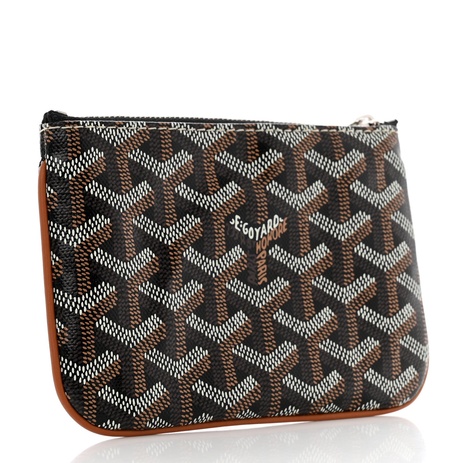 Goyard Goyardine Mini Senat Pochette Black Gold 3 of 7