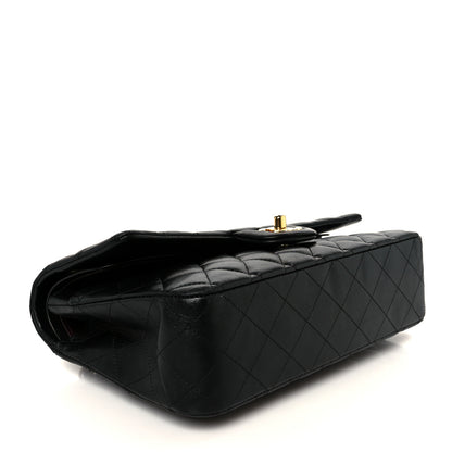 Chanel Lambskin Quilted Medium Double Flap Black 4 of 11