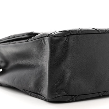 Chanel Calfskin Diamond Debossed Large Cosmos Flap Black 9 of 10