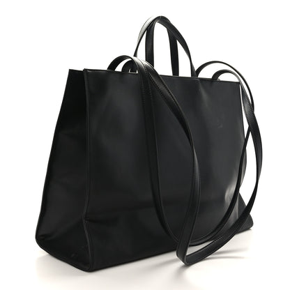 Telfar Vegan Leather Large Shopping Bag Black 3 of 9
