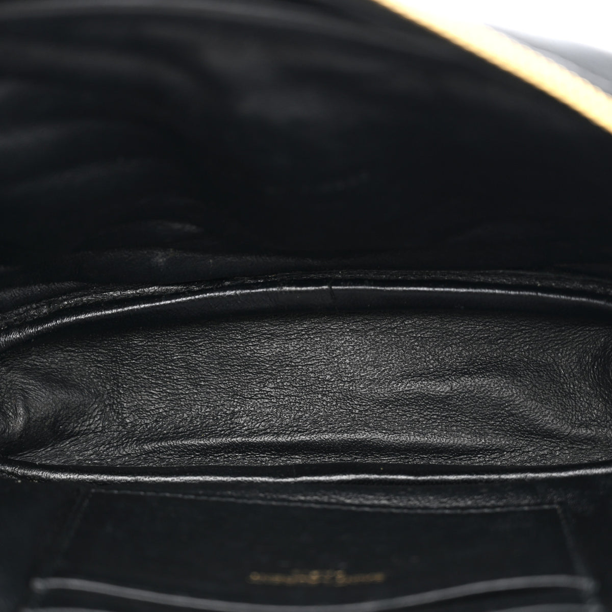 Calfskin Matelasse Monogram Mini Lou Camera Bag Black
