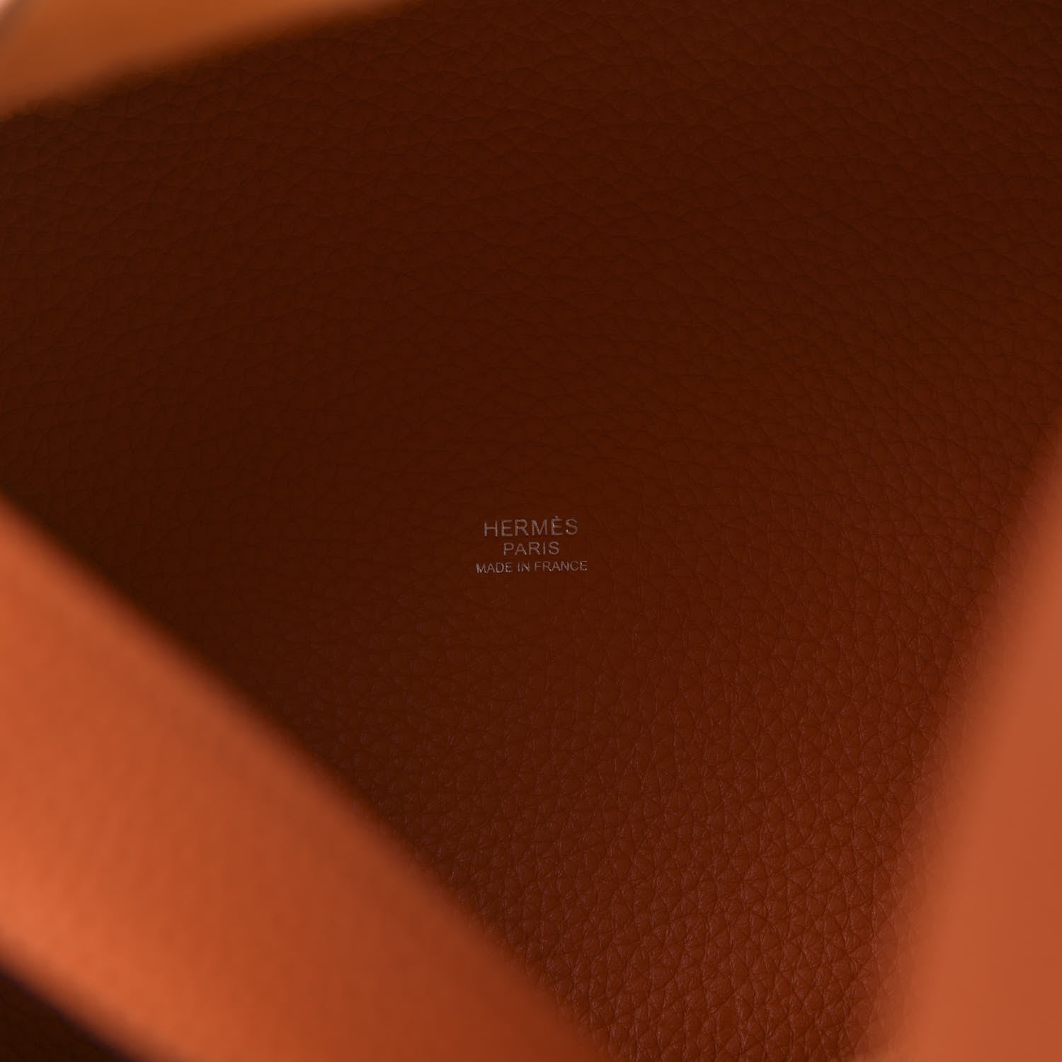 Hermes Taurillon Clemence Picotin Lock 26 GM Orange 9 of 11