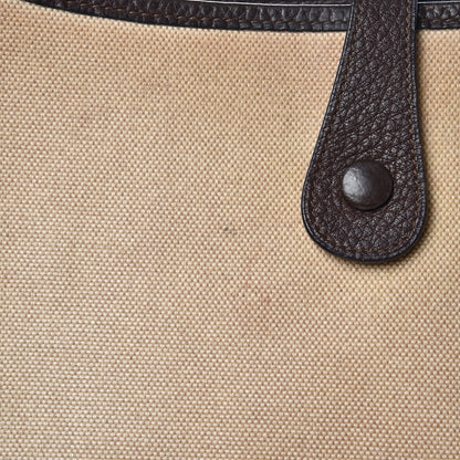 Hermes Toile Natural Barenia Evelyne GM Ebene 13 of 16