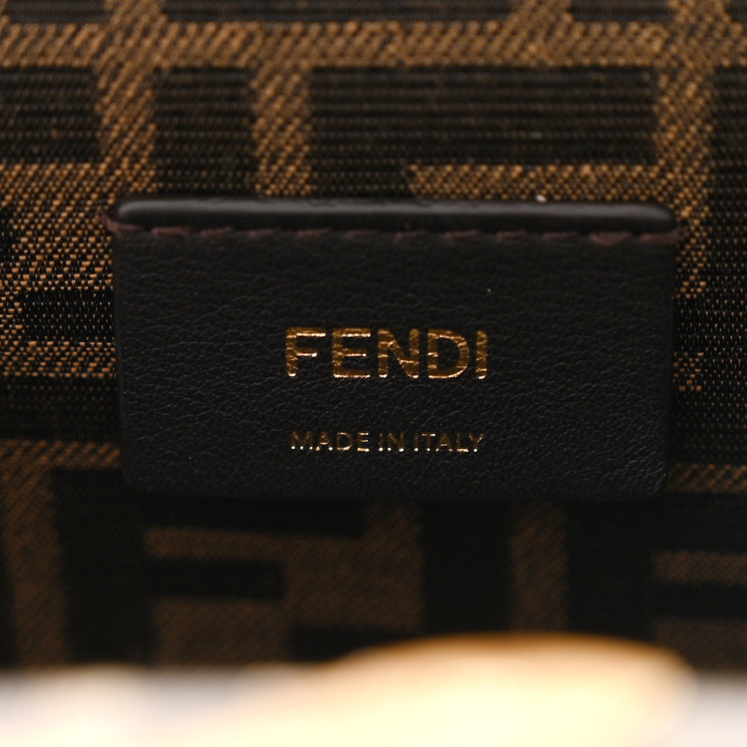 Fendi Shiny Nappa Small Fendi First Caramello 6 of 10