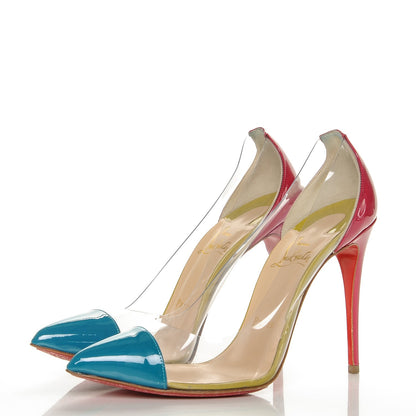 Christian Louboutin Patent PVC Debout 100 Pumps 36 Version Riviera 3 of 7