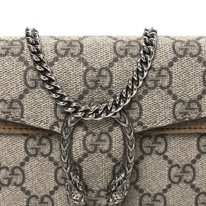 Gucci GG Supreme Monogram Super Mini Dionysus Shoulder Bag Taupe 7 of 9