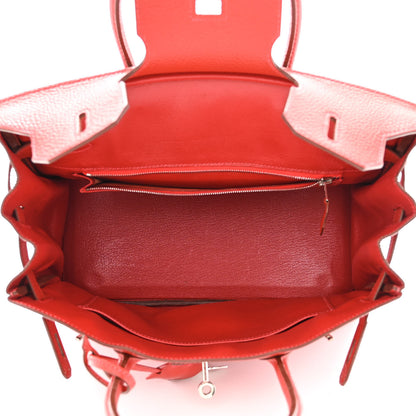 Hermes Togo Birkin 30 Vermillion 5 of 12