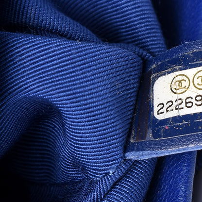 Chanel Lambskin Quilted Large Urban Spirit Backpack Blue 8 of 8