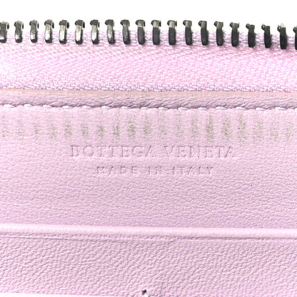 Bottega Veneta Nappa Intrecciato Zip Around Wallet Lilac 7 of 8