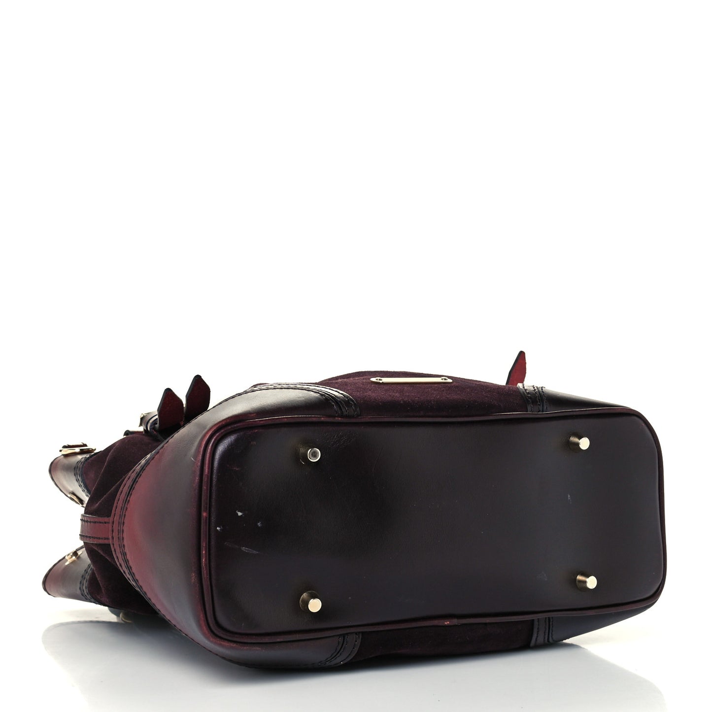 Suede Calfskin Medium Whipstitch Tote