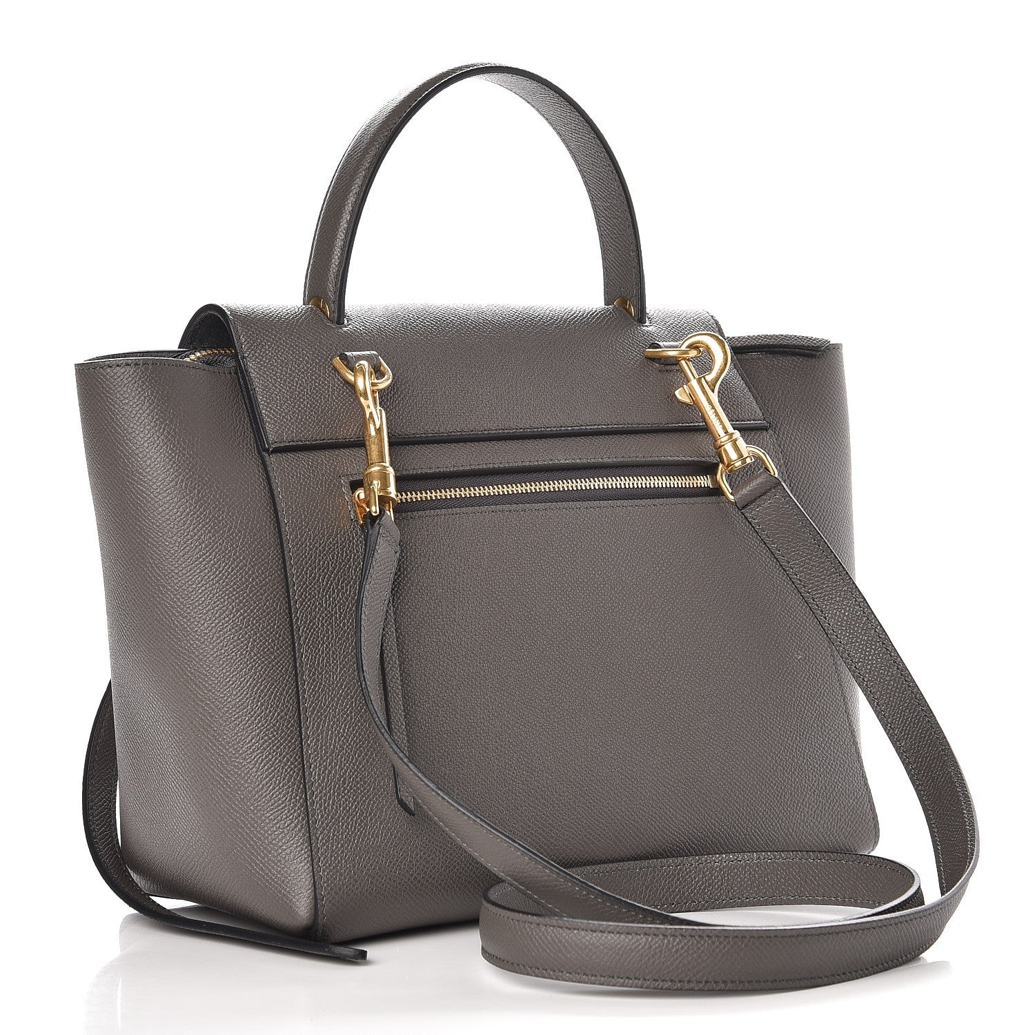 Celine Grained Calfskin Micro Belt Bag Grey 3 of 6