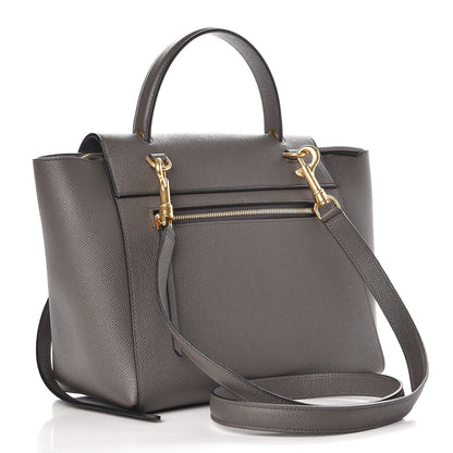 Celine Grained Calfskin Micro Belt Bag Grey 3 of 6