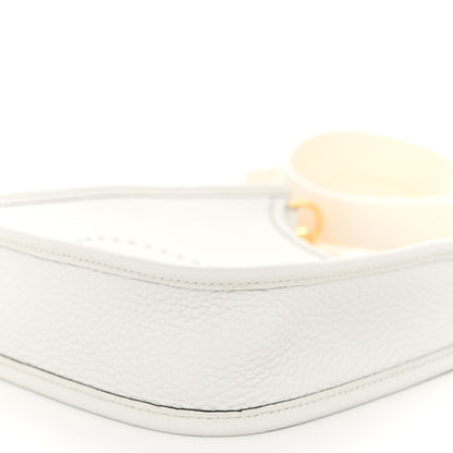 Hermes Taurillon Clemence Amazone Evelyne TPM New White 9 of 10
