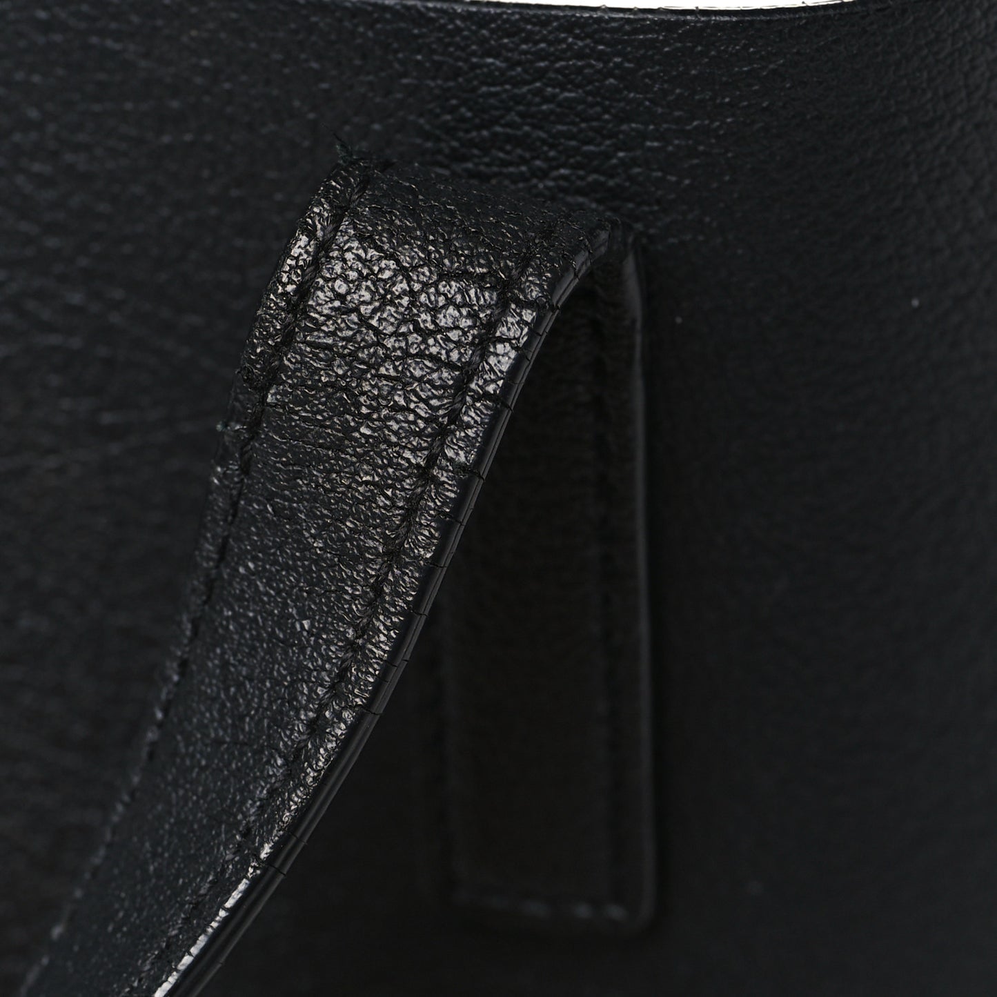 Calfskin Large Shopping Tote Black