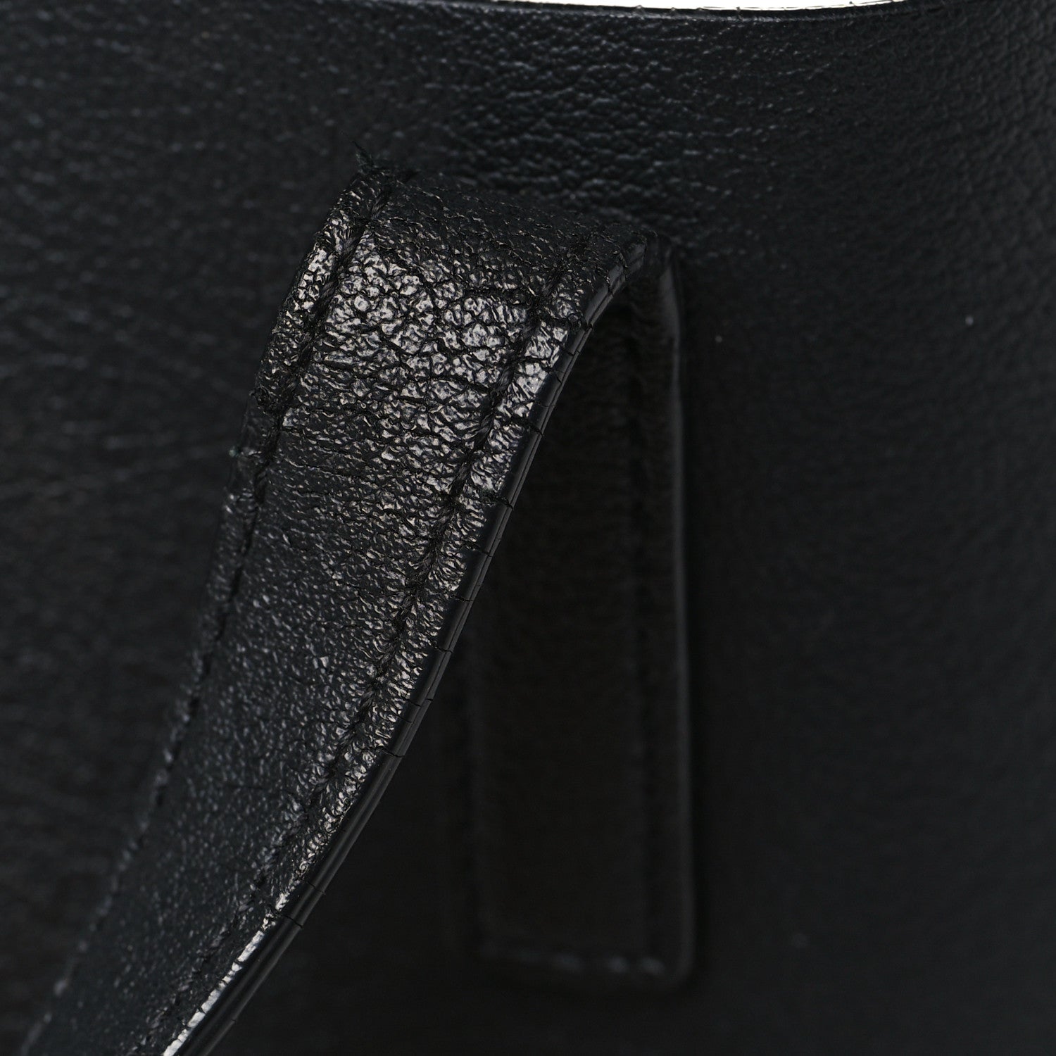 Saint Laurent Calfskin Large Shopping Tote Black 7 of 7