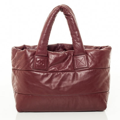 Chanel Lambskin Quilted Medium Coco Cocoon Reversible Tote Black 4 of 12
