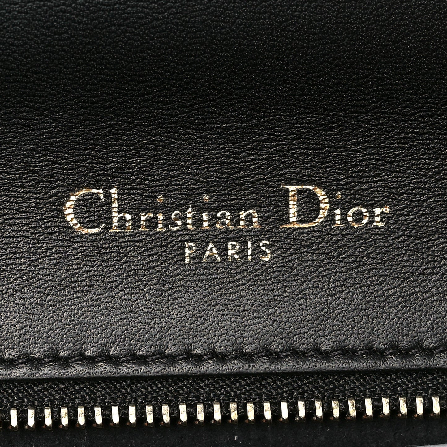 Lambskin Studded Medium Diorama Flap Bag Black