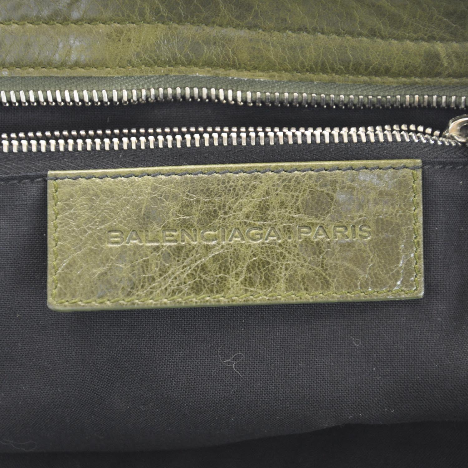 Balenciaga Pony Hair City Olive 11 of 12