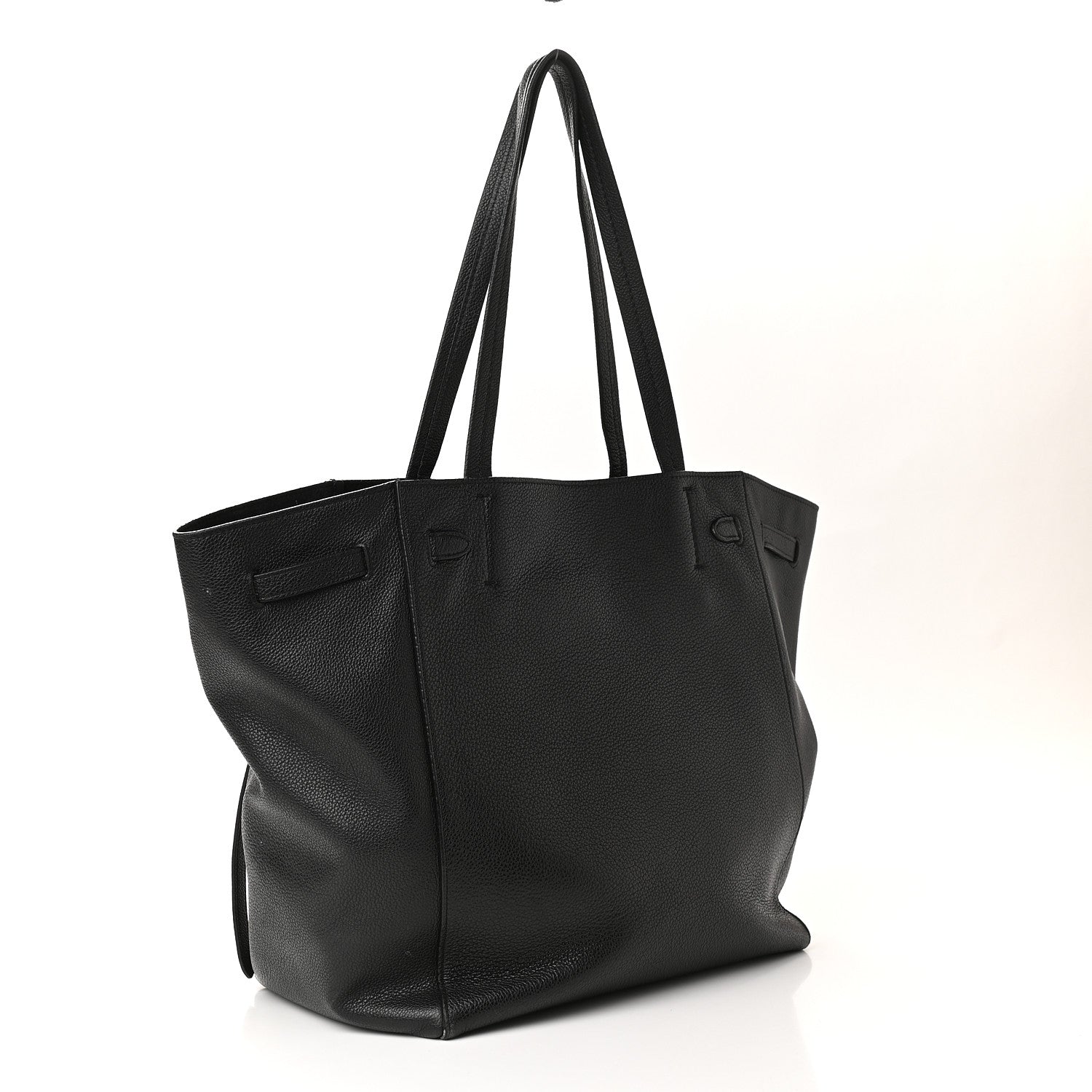 Celine Soft Grained Calfskin Medium Cabas Phantom Black 2 of 11