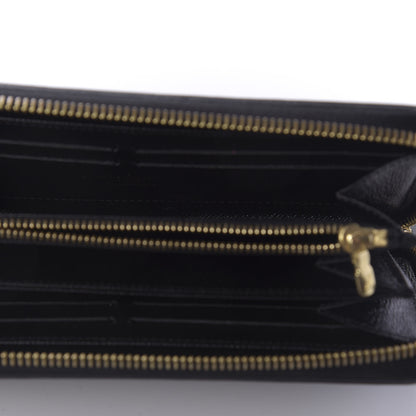 Louis Vuitton Calfskin Colored Monogram Zippy Wallet Blue Black 5 of 10