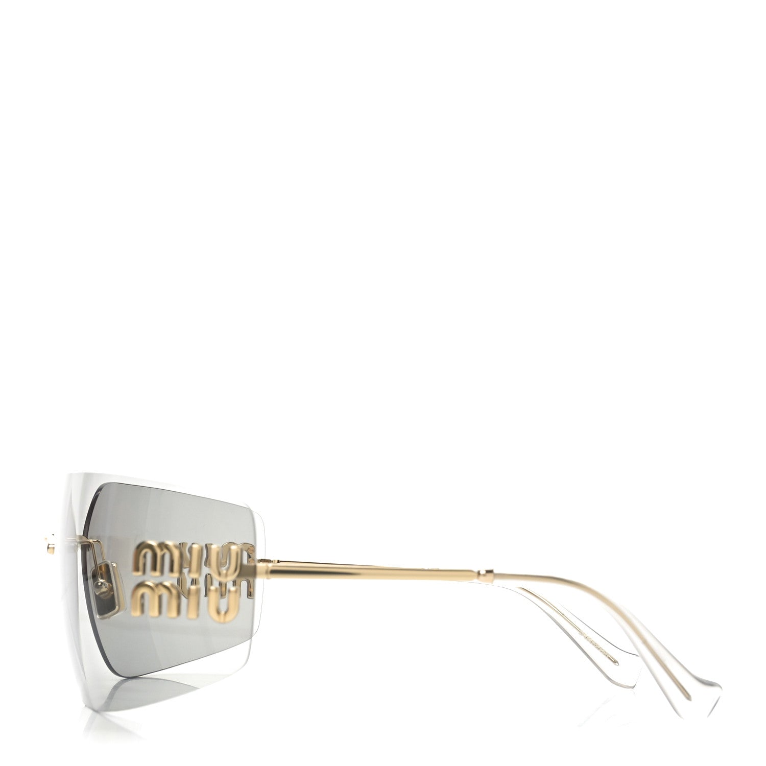 Miu Miu Metal Runway Sunglasses SMU54Y Gold 3 of 7
