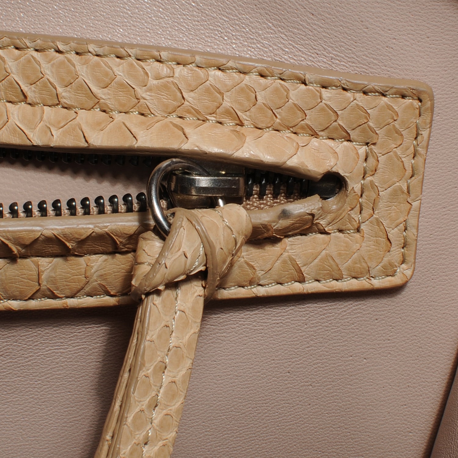 Celine Python Small Phantom Luggage Dusty Pink 8 of 9