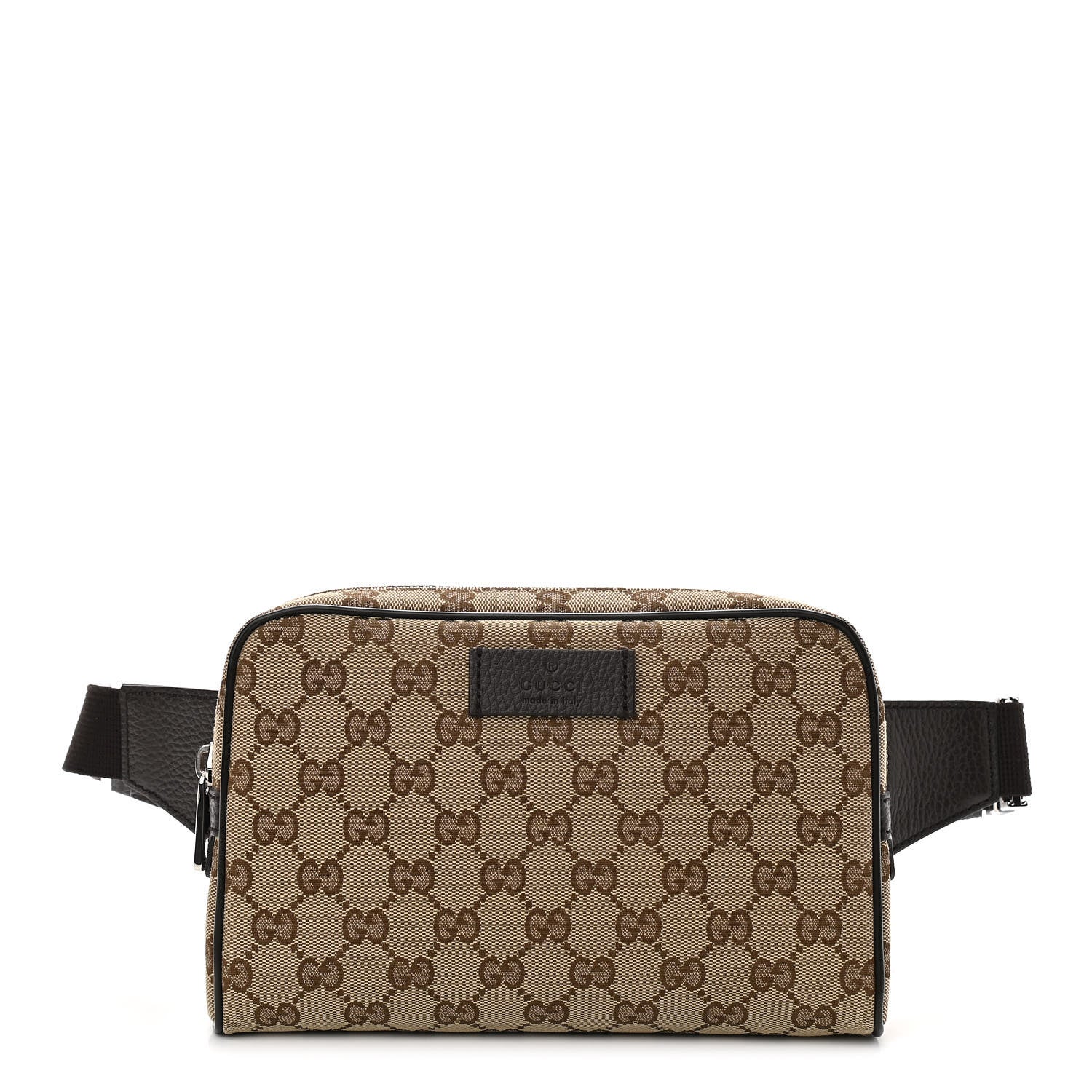 Gucci Monogram Belt Bag Dark Brown 1 of 11