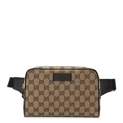 Gucci Monogram Belt Bag Dark Brown 1 of 11