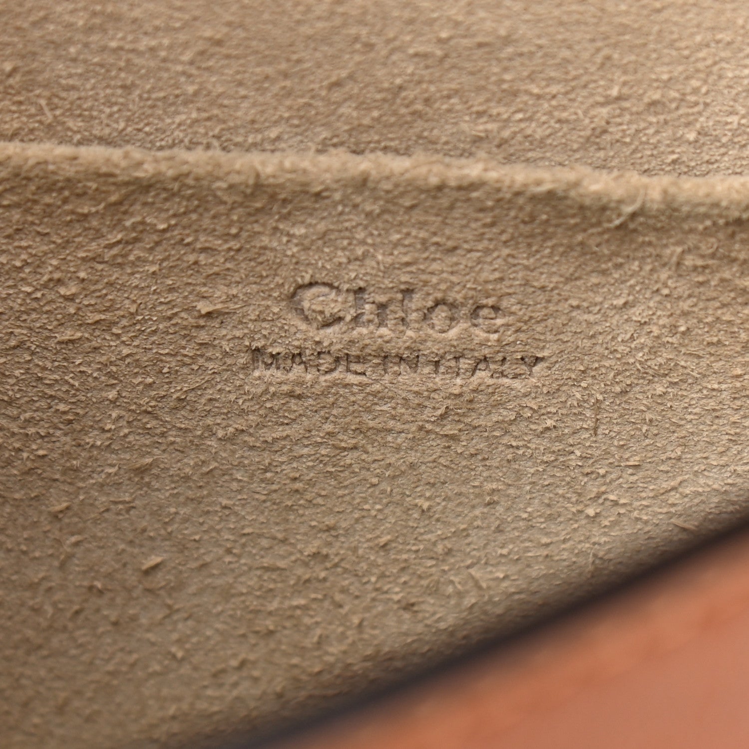 Chloe Calfskin Suede Medium Nile Bracelet Bag Caramel 6 of 12