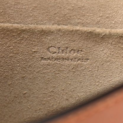 Chloe Calfskin Suede Medium Nile Bracelet Bag Caramel 6 of 12