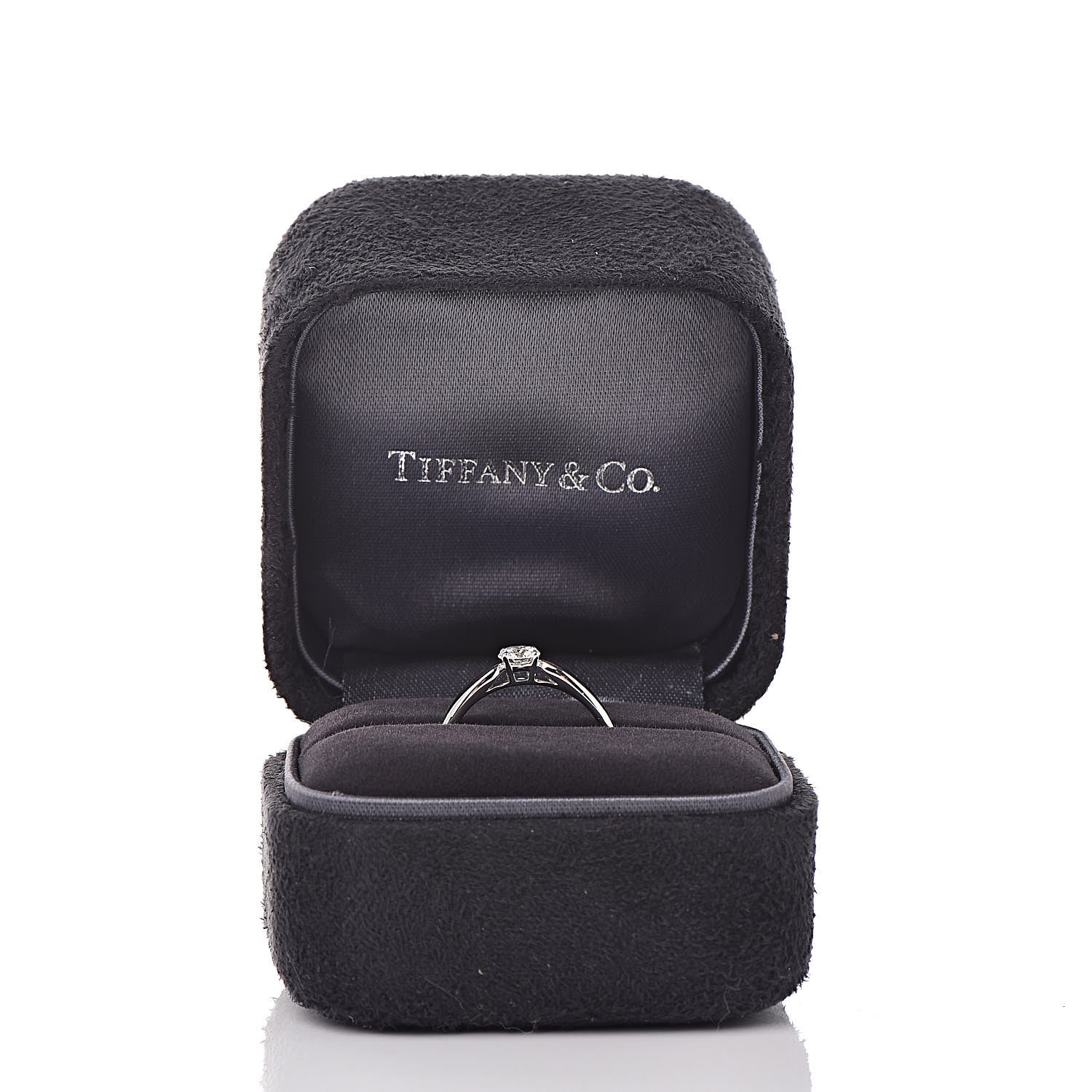 Tiffany Platinum Diamond .23ct Harmony Solitaire Engagement Ring 46 3.75 7 of 8