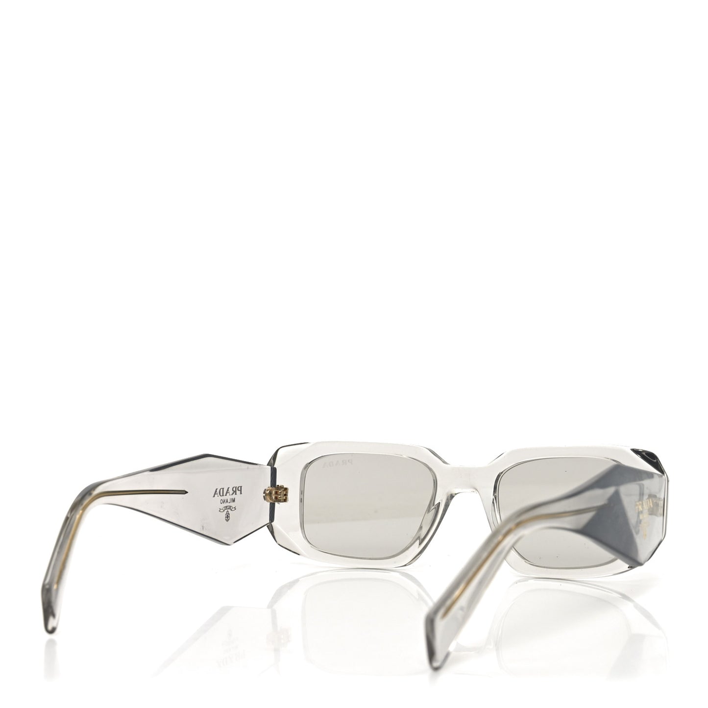 Acetate Symbole Sunglasses SPR 17W Transparent Gold