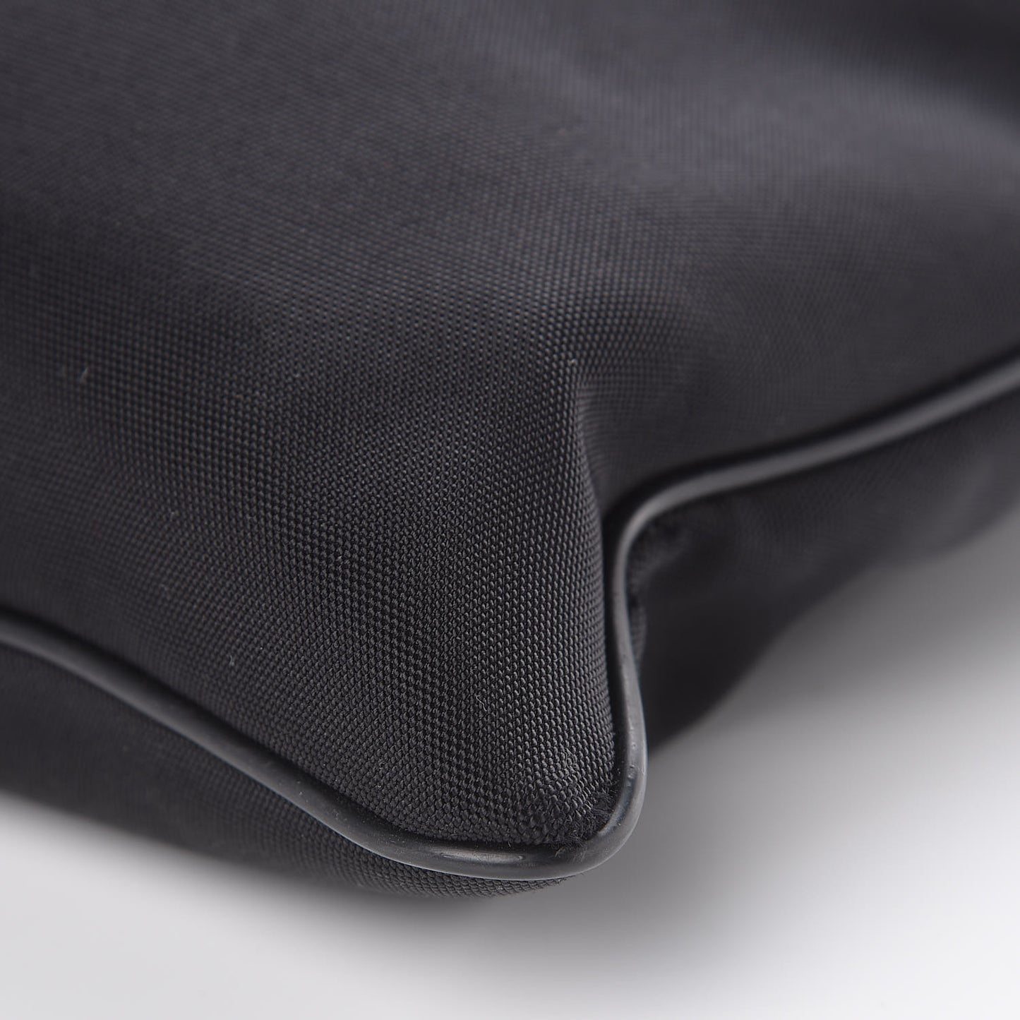 Nylon Web Interlocking G Messenger Bag Black