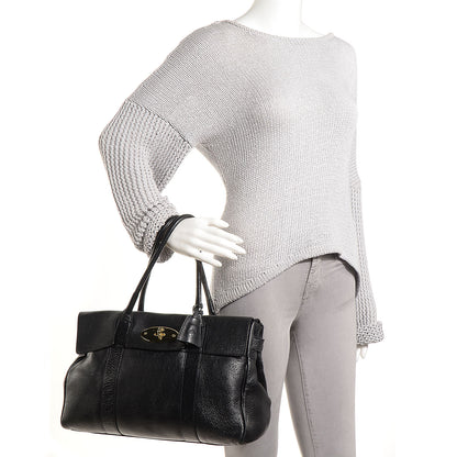 Mulberry Natural Leather Bayswater Black 2 of 12