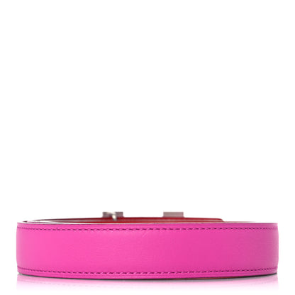 Hermes Swift Epsom 24mm Constance H Belt 80 Magnolia Rouge Casaque 2 of 5