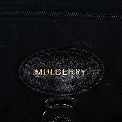 Mulberry Glossy Goatskin Medium Del Rey Satchel Black 6 of 8