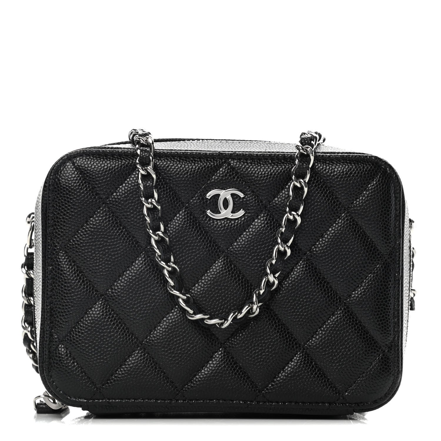 Chanel Caviar Quilted Camera Bag Black 1 of 10
