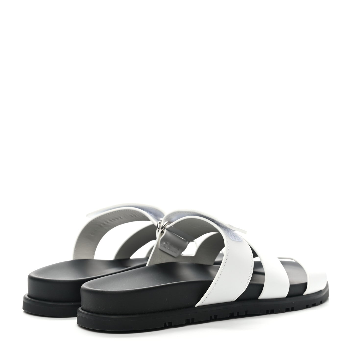Calfskin Womens Chypre Sandals 37 White
