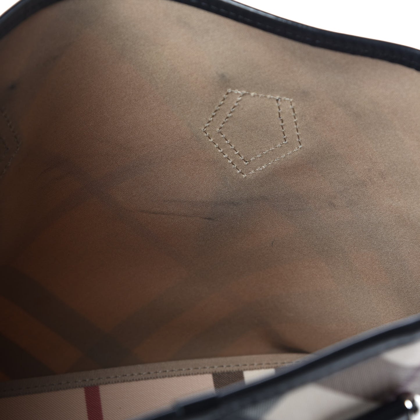 Supernova Check Tote Black