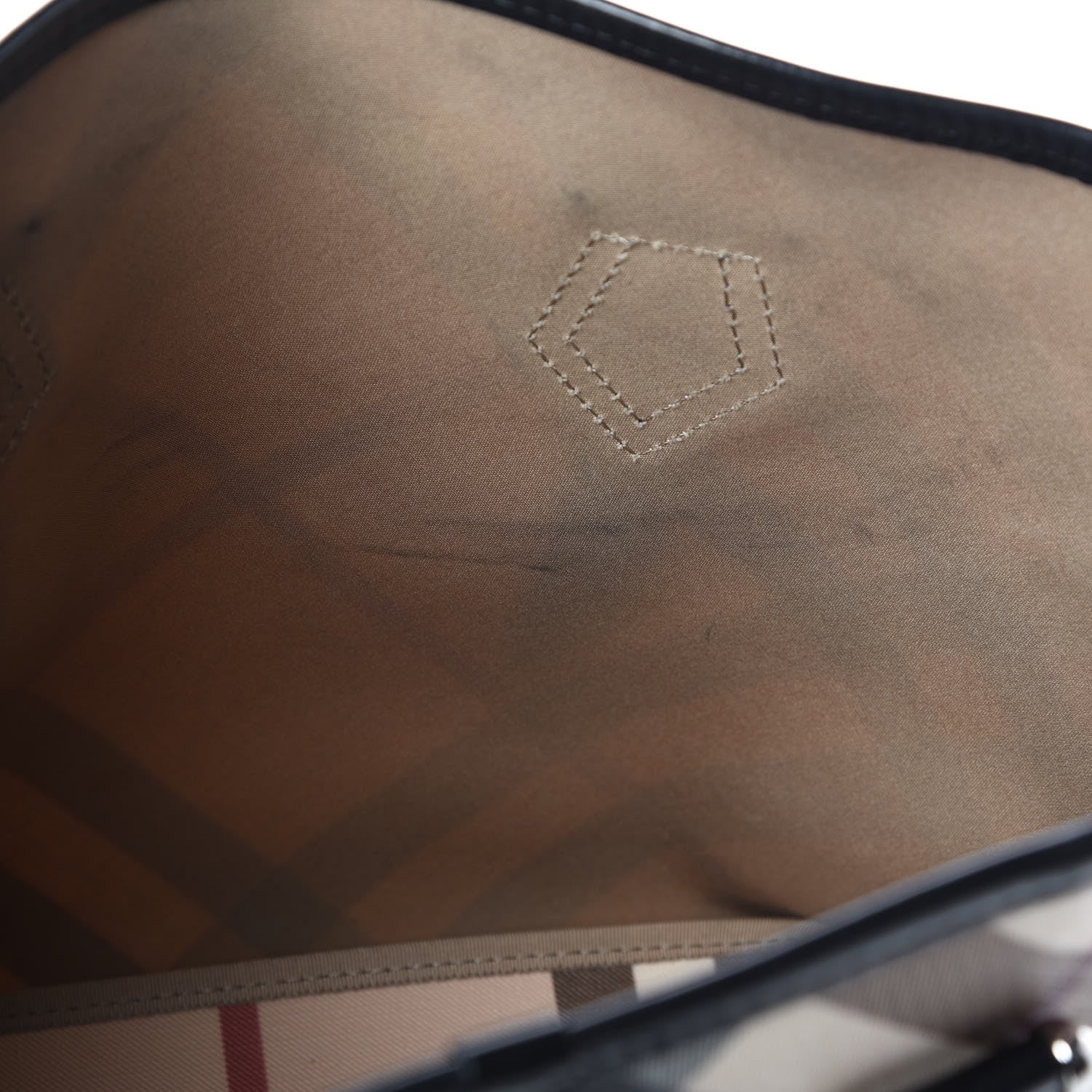 Burberry Supernova Check Tote Black 12 of 13