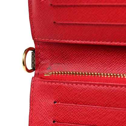 Louis Vuitton Damier Ebene Insolite Wallet Rouge 12 of 15