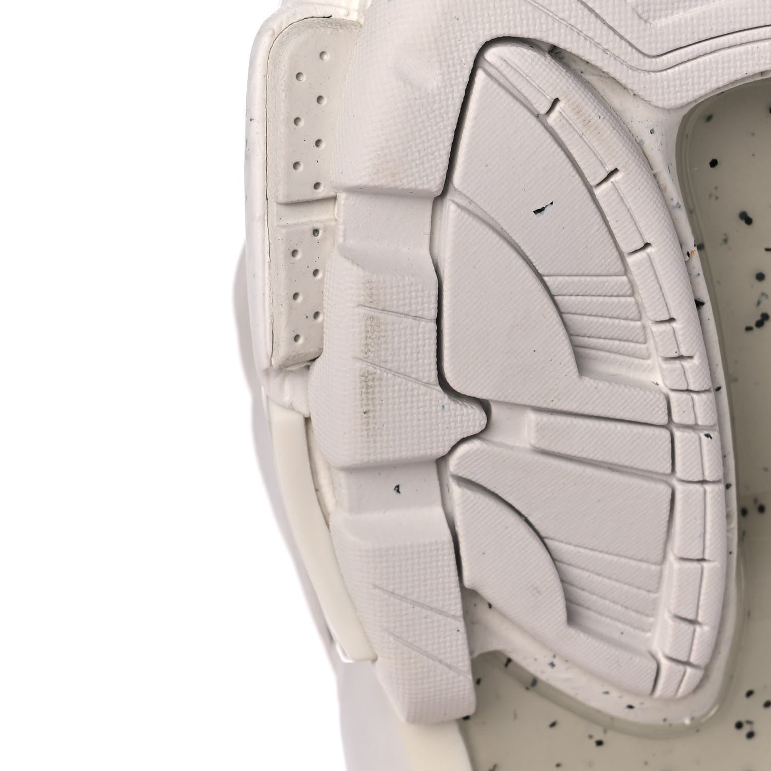 Balenciaga Rubber Mesh Fabric Monocolor Recycled Sole Womens Track Sneakers 38 White 11 of 12