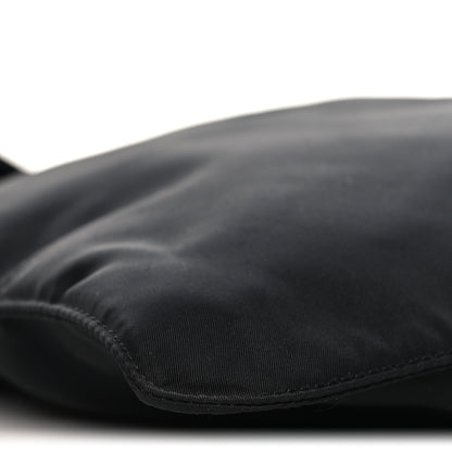 Prada Nylon Vela Flat Messenger Bag Black 8 of 9