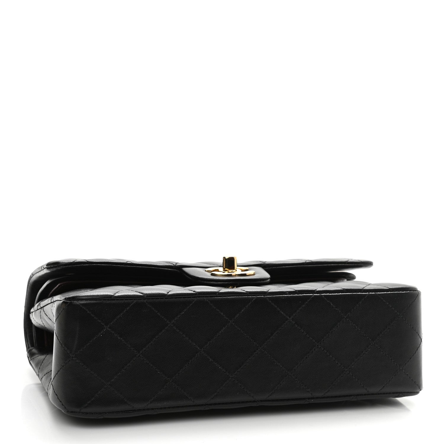 Chanel Lambskin Quilted Small Double Flap Black 4 of 11