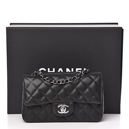 Chanel Caviar Quilted Mini Rectangular Flap Black 11 of 11