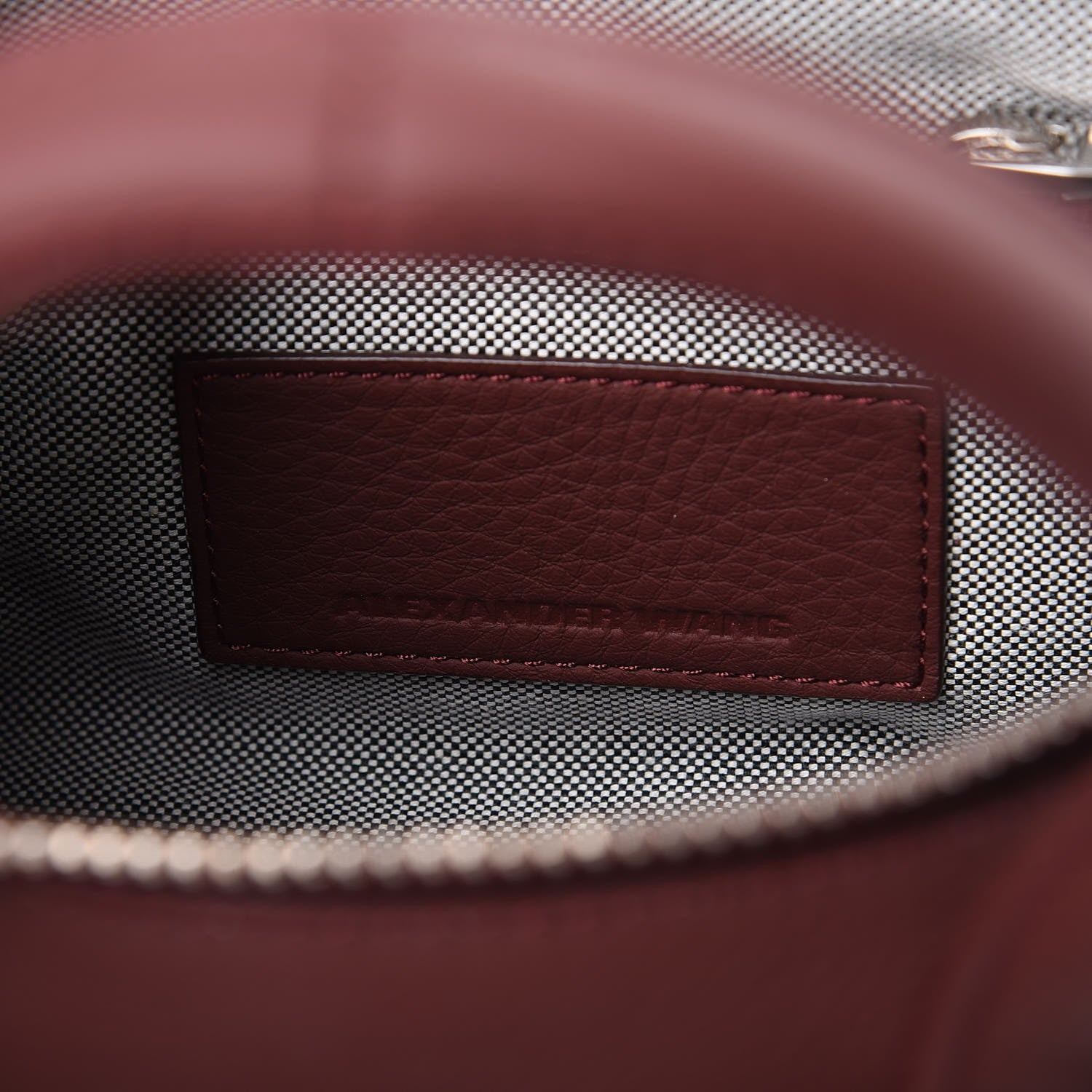 Alexander Wang Calfskin Studded Mini Rockie Matte Beet Rodium Hardware 6 of 10